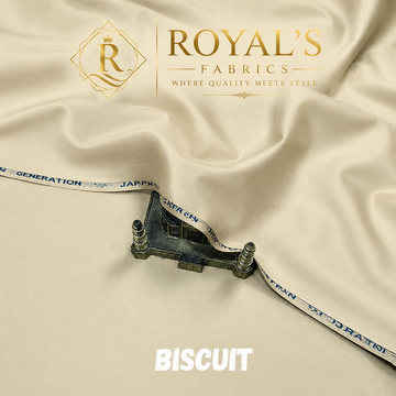 Premium Wash & Wear Bosky Finish - Biscuit
