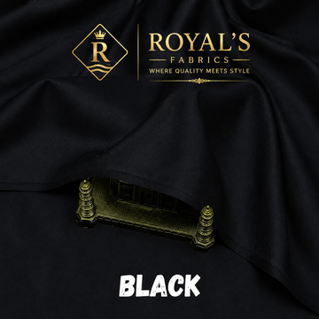 Premium Wash & Wear Bosky Finish - Black