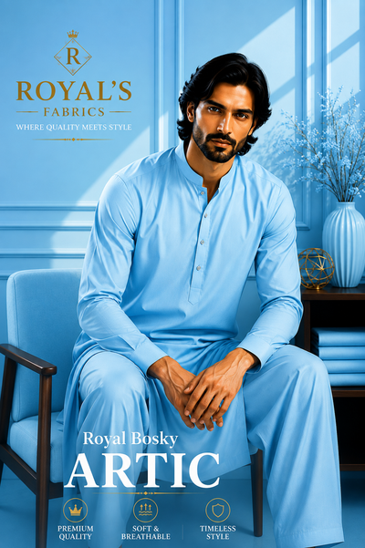 Premium Wash & Wear Bosky Finish - Artic