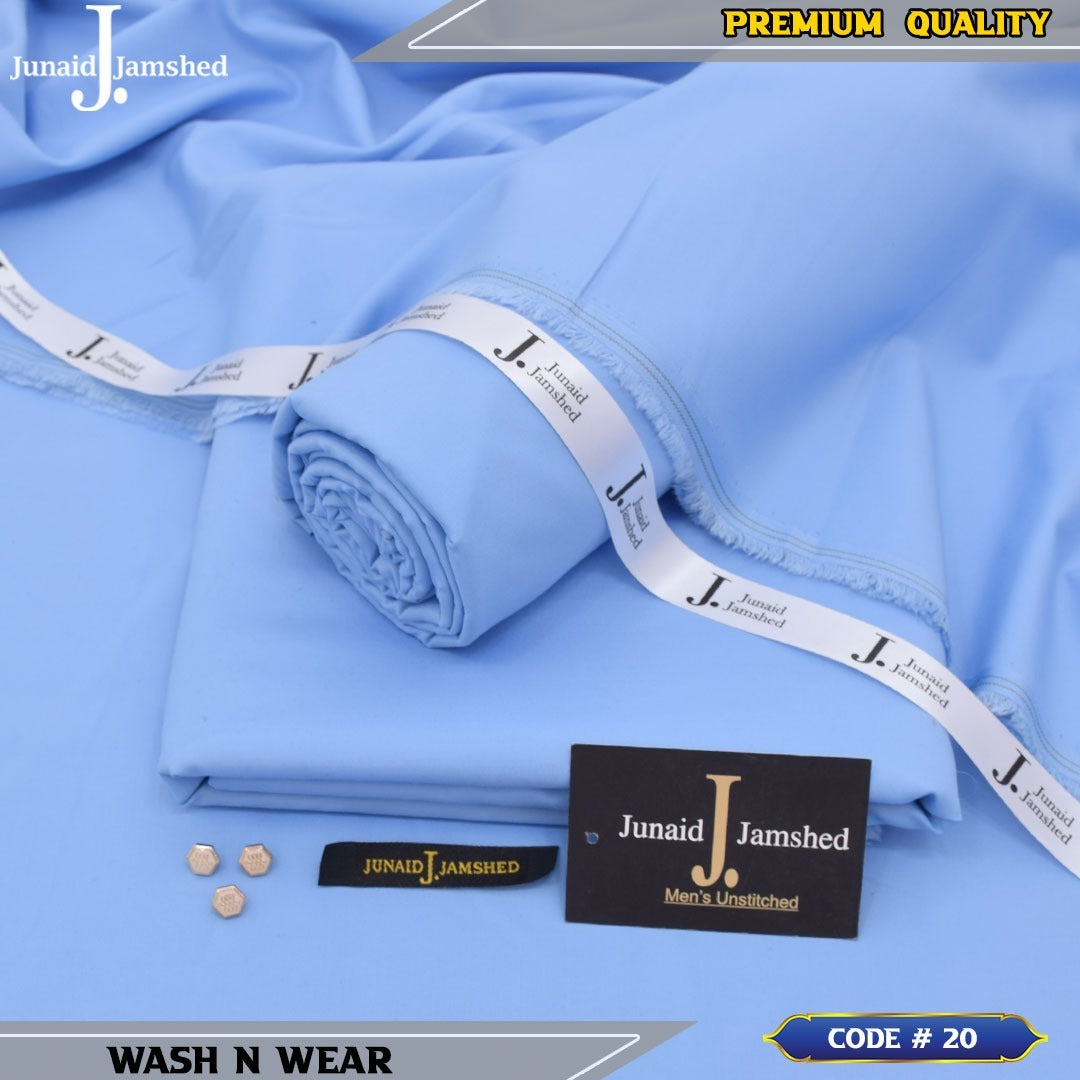 J. Premium Wash & Wear Unstitched Men's Fabric